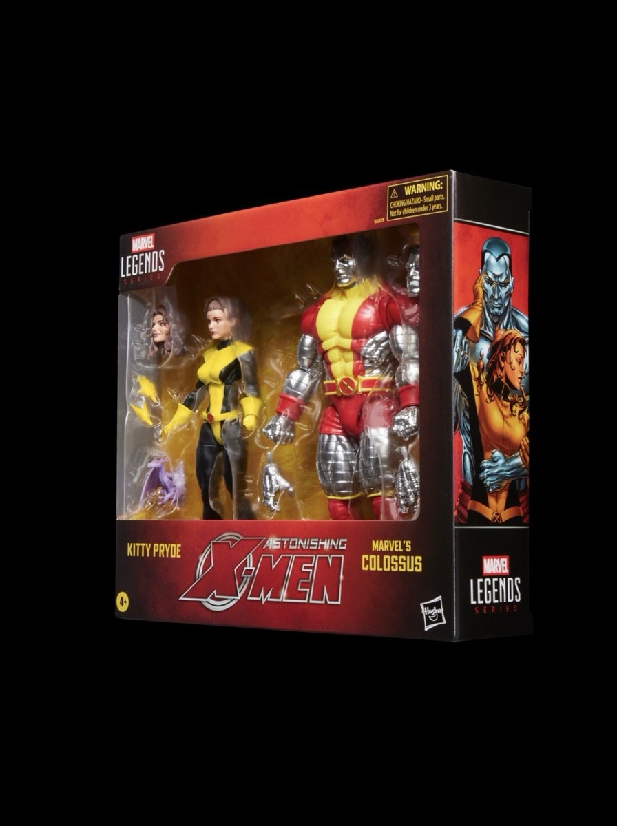 NEW MARVEL LEGENDS COLOSSUS & KITTY PRYDE FIGURES MIB, IN HAND X