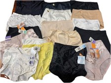 Lot Of 17 Vintage Panties Control Top L-2X 80s 90s