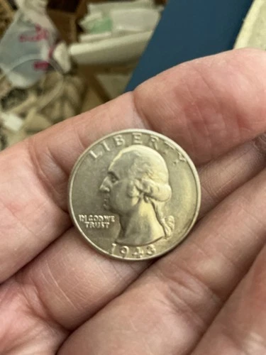 1943 Washington Quarter - Gem BU Condition - 90% SILVER