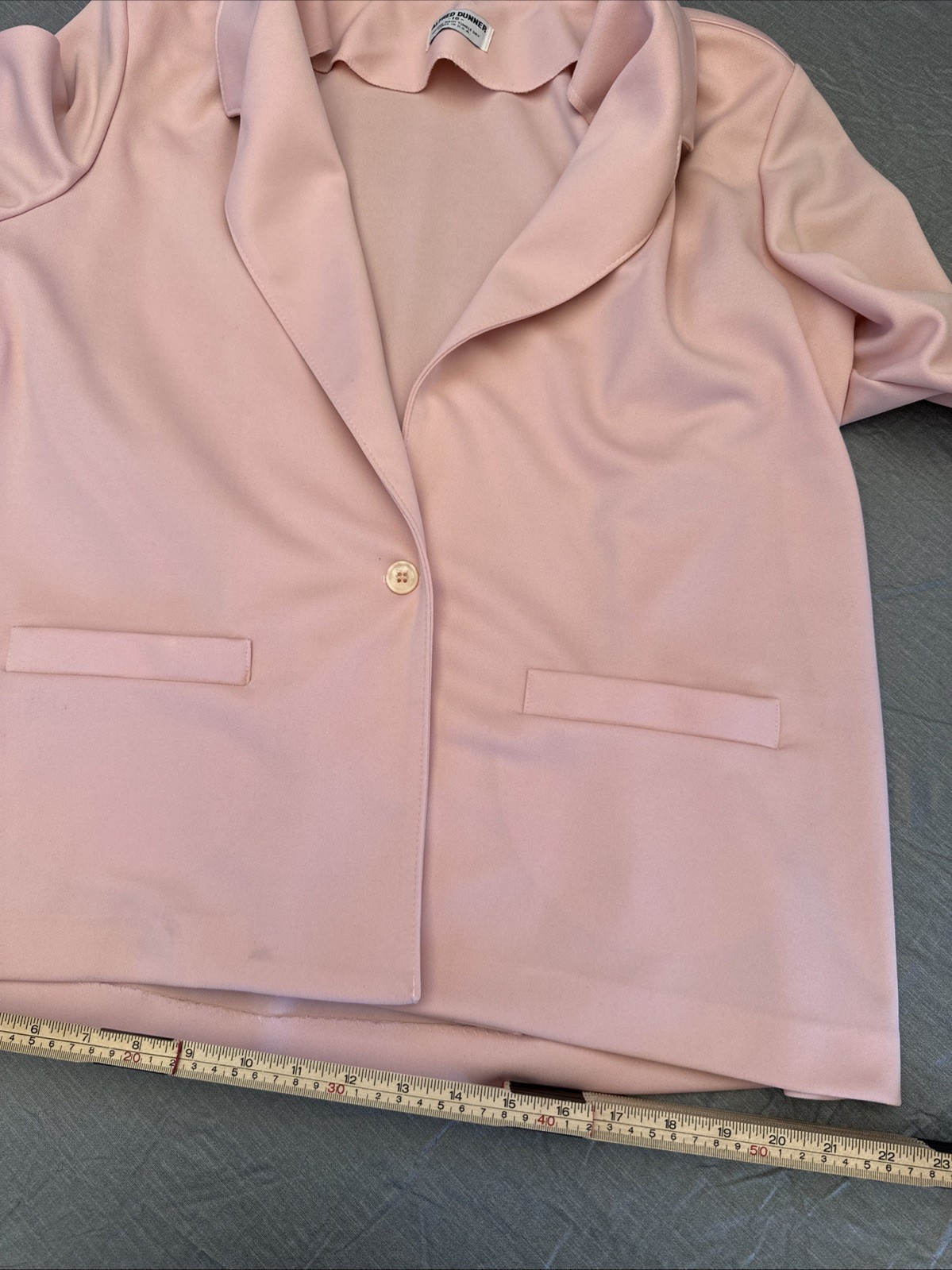 Alfred Dunner 2-Piece Skirt Suit Set Pink Large 18 Formal Workwear Corpcore