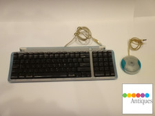 Apple USB Keyboard Mouse for Clear Blueberry Blue iMac Mac Pro M2452 M4848