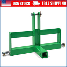 For CAT 1 Tractor W/Suitcase Weight Brackets 3 Point 2" Receiver Hitch Drawbar