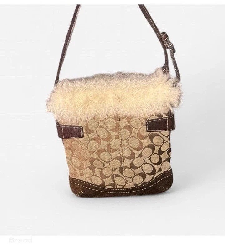 Bolso de hombro COACH vintage de piel con monograma Foto 2 de 4