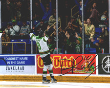 Prince Albert Raiders Daxon Rudolph Autographed Signed 8x10 Photo COA #1