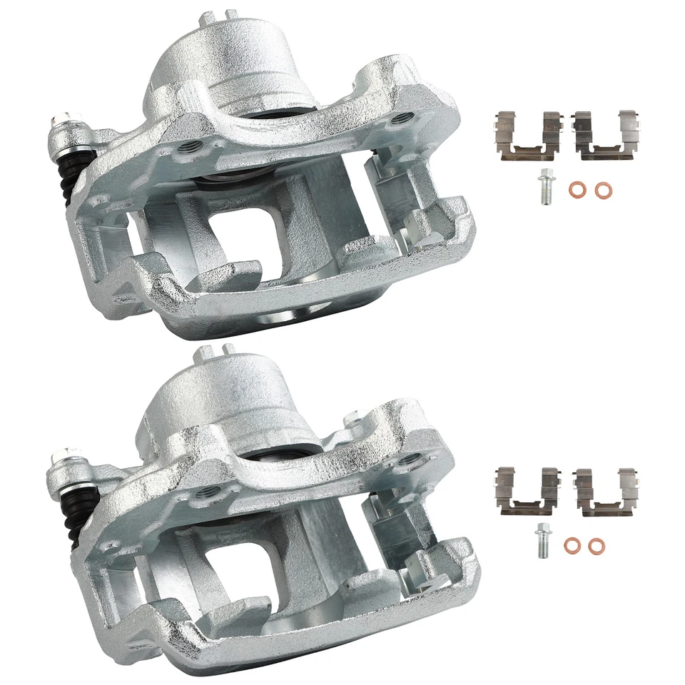 For 89-99 Nissan Maxima 96-99 Infiniti I30 2pcs Silver Front Brake Calipers Foto 2 de 4