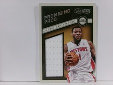 2013-14 Panini Timeless Treasures Promising Pros Materials Andre Drummond #10
