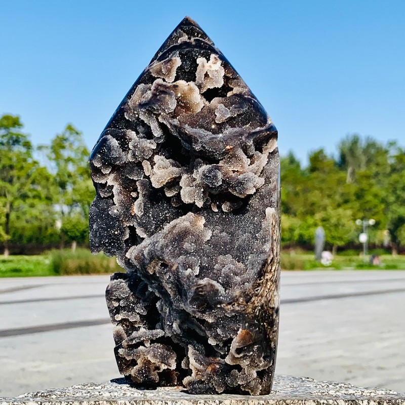 2.38LB Natural Sphalerite Crystal Cave Quartz Polishing Crystal Healing