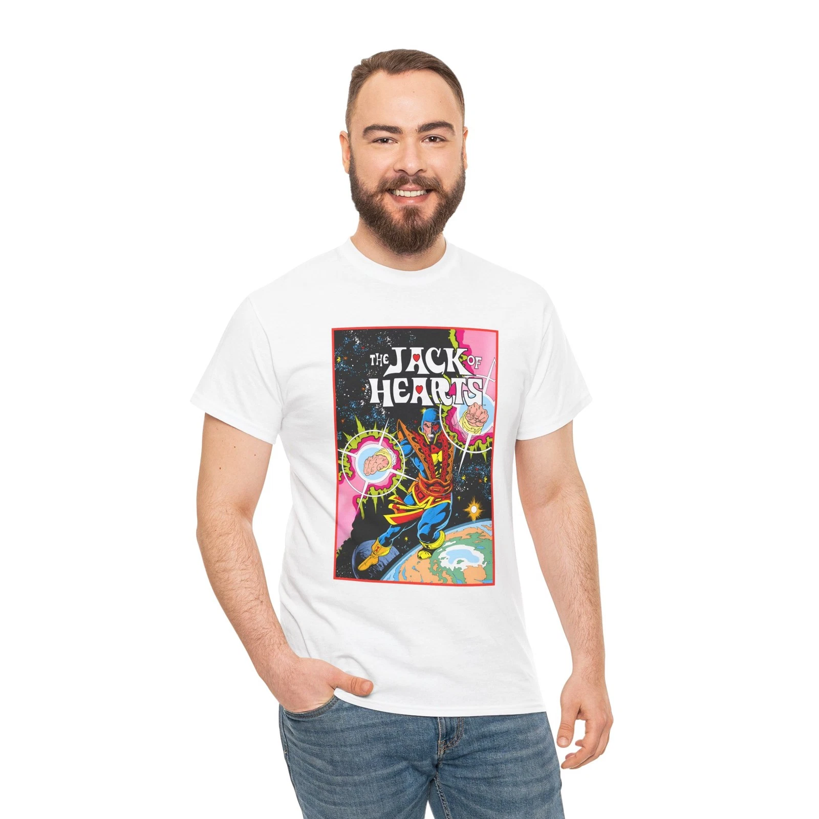 Jack of Hearts T-Shirt - Marvel Comics - Avengers - She-Hulk Beau - Zero Fluid