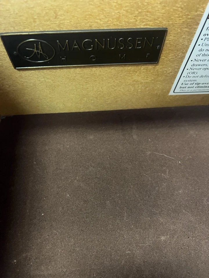 1 mesita de noche/bambú/madera/estilo Tommy Bahama/cajones Foto 4 de 4