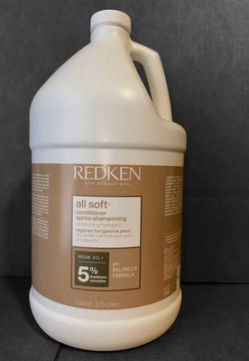 REDKEN ALL SOFT Conditioner 1 Gallon/Not Sealed By Manufacturing/48z900/  New!