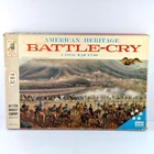 “Battle Cry” Civil War Board Game Milton Bradley MB Strategy USA 1961 Vintage