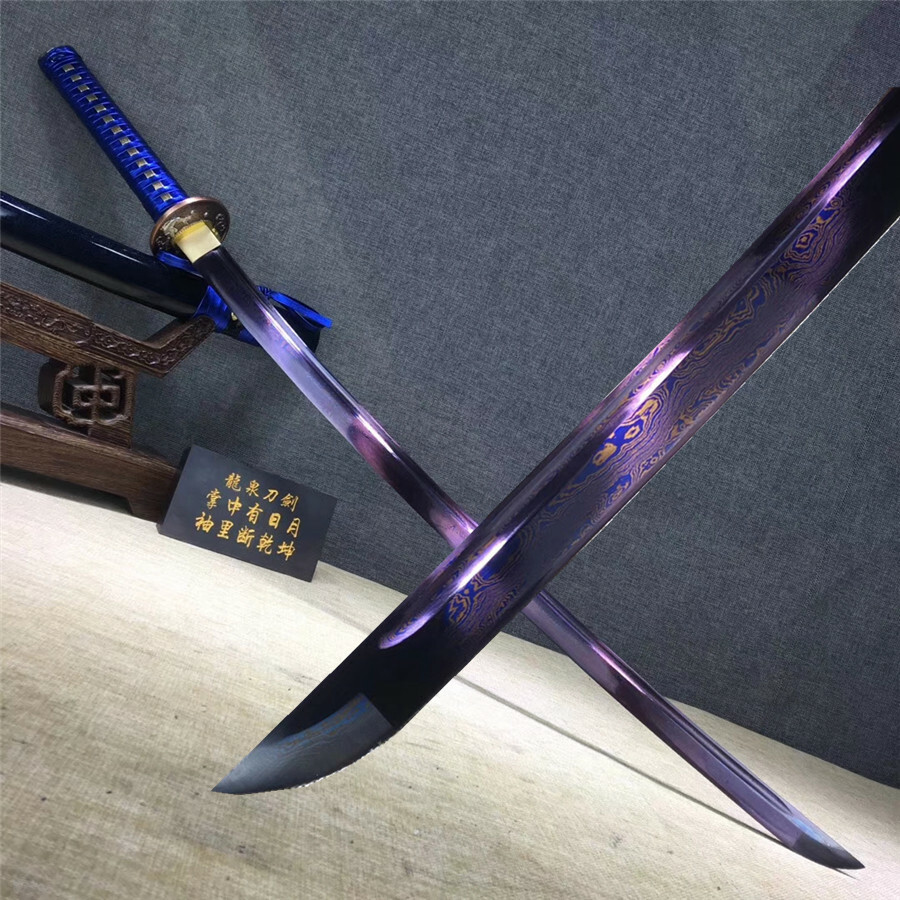 High Quality Japanese Sword Samurai Katana Very Sharp Blue