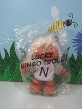 1986 "N" LUCKY BINGO TROLL - 5" Dam Troll Doll - NEW IN SEALED BAG