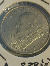 Vatican City 2001 Moneta Giovanni Paolo Secondo 100 Lire BU