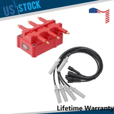 Ignition Coil & Spark Plugs Wire Set For 2007-2010 2011 Jeep Wrangler 3.8L V6