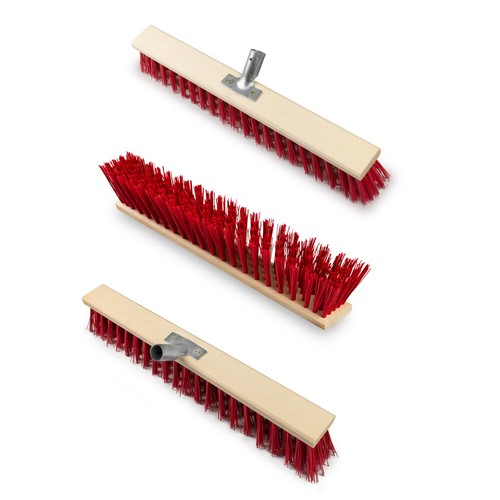 ✅ Straßenbesen 30 - 100cm Breit Besen rot Kehrbesen mit oder ohne Besenstiel - Bild 16 von 36