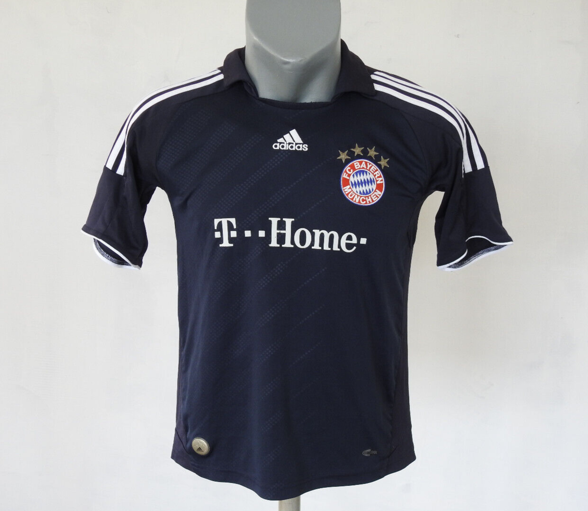 FC Bayern Munchen 2008 Away Jersey #21 Lahm Adidas Blue