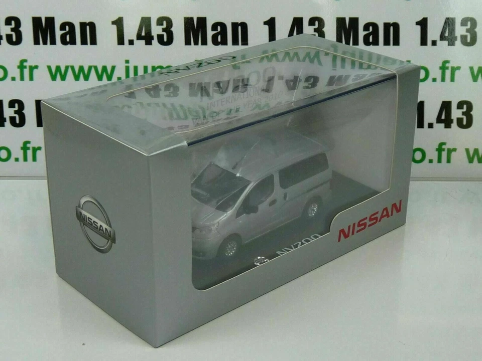 NI4 VOITURE 1/43 ELIGOR : NISSAN NV200 Combi silver fourgonnette - Photo 3/4