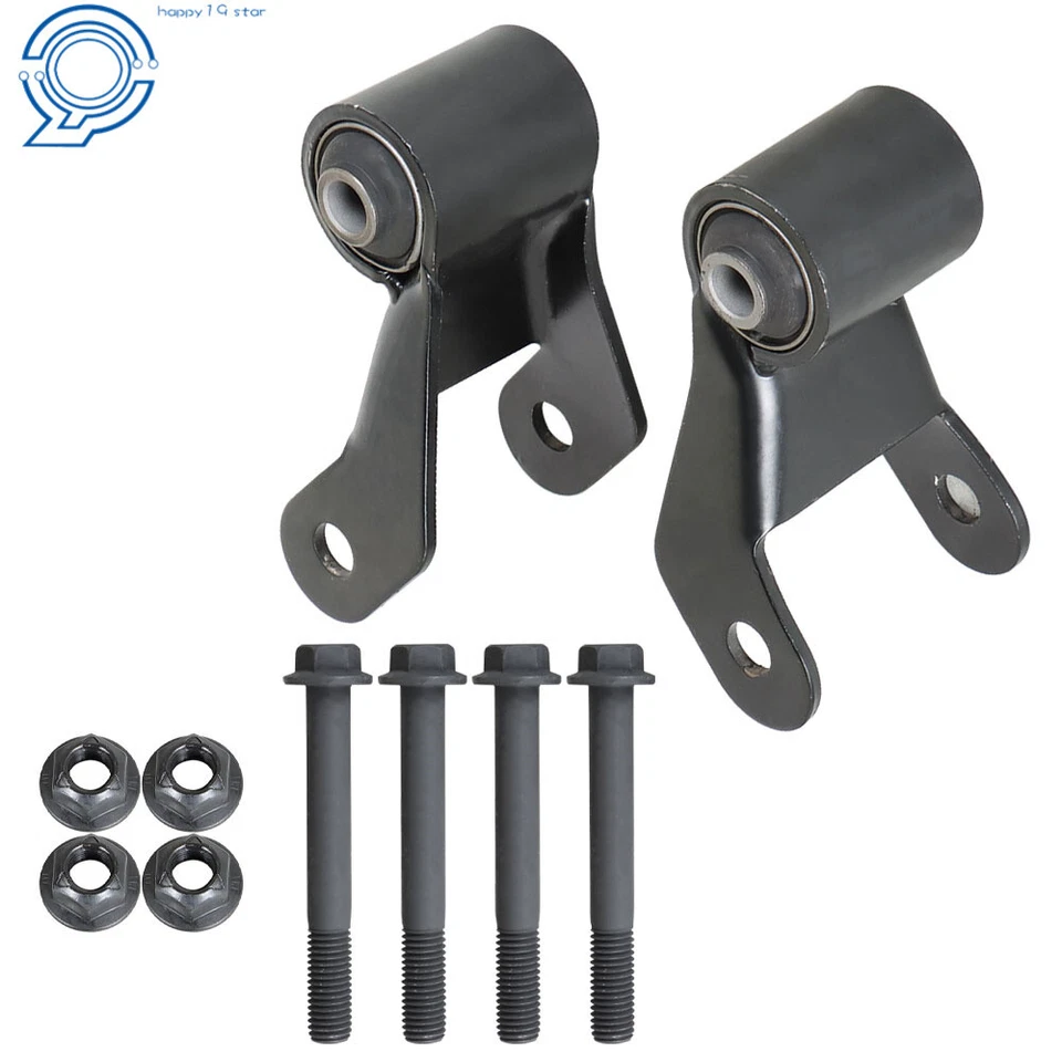 722-029 2009-2013 para Chevy GMC Par de Kit de soporte de grillete trasero de resorte de hoja Foto 2 de 4