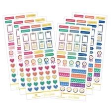6 Sheets This Is Us Co-Parenting Family Love Planner  Stickers Journal Calendar