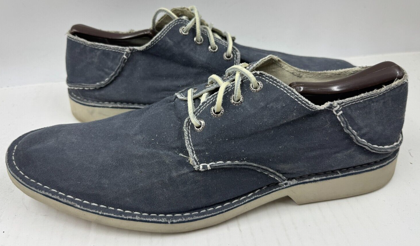 SAOLA Sperry Top Sider Scarpe Uomo 12 Nero Punta Tinta Unita Sts10712