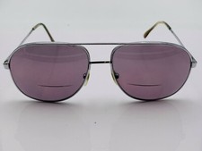 Vintage Terri Brogan Silver Metal Pilot Sunglasses FRAMES ONLY
