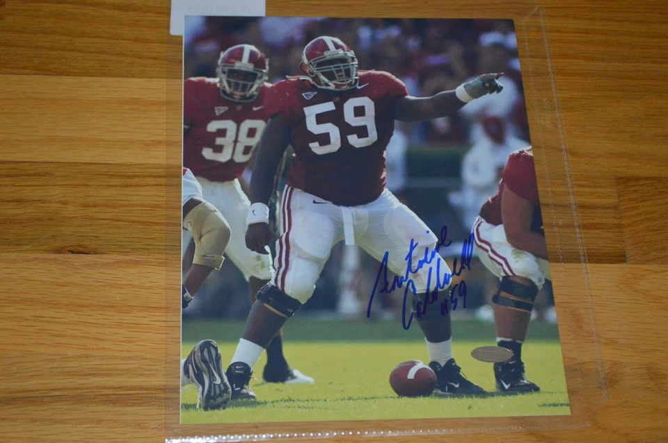Antoine Caldwell #59 Signed Alabama Crimson Tide 8x10 Photo with Steiner COA - Image 2 of 4