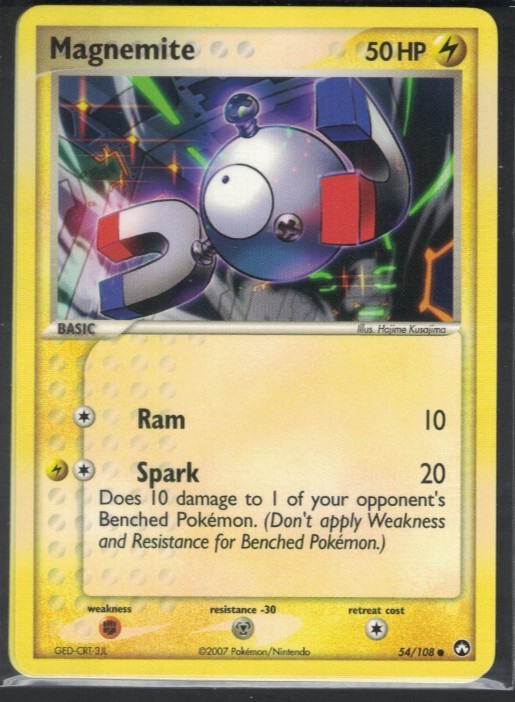 Pokemon EX Power Keepers Magnemite 54/108 Common NM