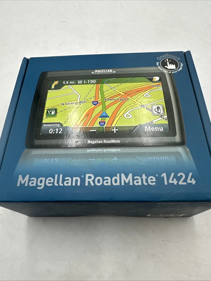 Magellan RoadMate 1424 4.3" Widescreen Portable GPS Navigator BRAND NEW SEALED - Image 3 of 4