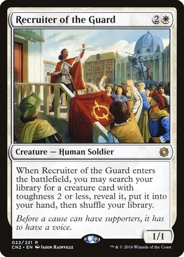 MTG - Recruiter of the Guard | NM | Conspiracy: Take the Crown | EDH | LEGACY