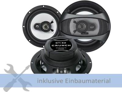 Crunch GTi62 Auto Lautsprecher 360W 165mm 2 Wege Koax für BMW 3er Touring E46