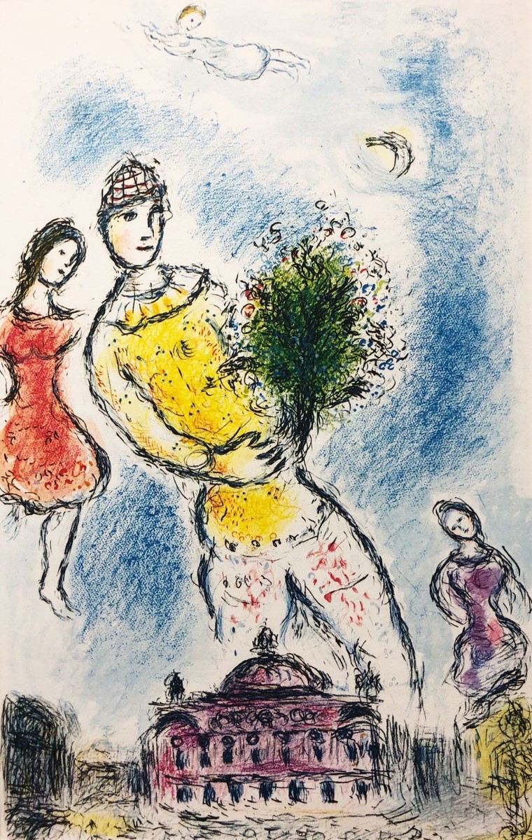 Marc Chagall、LA BELLE DE NUIT、海外版超希少レゾネ Marc Chagall、LA BELLE DE NUIT、海外版超希少レゾネ