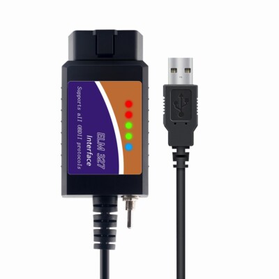 ELM327 USB V1.5 Auto Diagnosegerät KFZ OBD2 Scanner Schalter HS-CAN MS-CAN