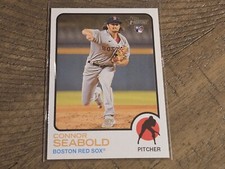 2022 Topps Heritage High Number #701 Connor Seabold RC SP Boston Nmmt
