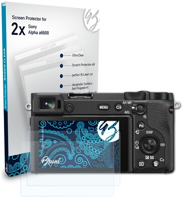 Protecteurs D'écran Bruni (x2) Pour Sony Alpha A6400 - Neufs Anti-rayures