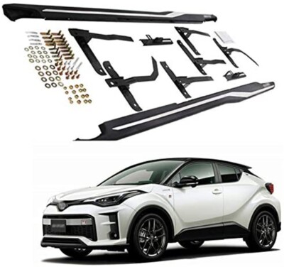 Running Boards Side Steps Nerf Bar Aluminum Fits for Toyota C-HR CHR 2016-2022