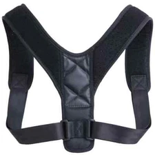 NEOMEN Posture Corrector Clavicle Support Brace (21"-28")-Black