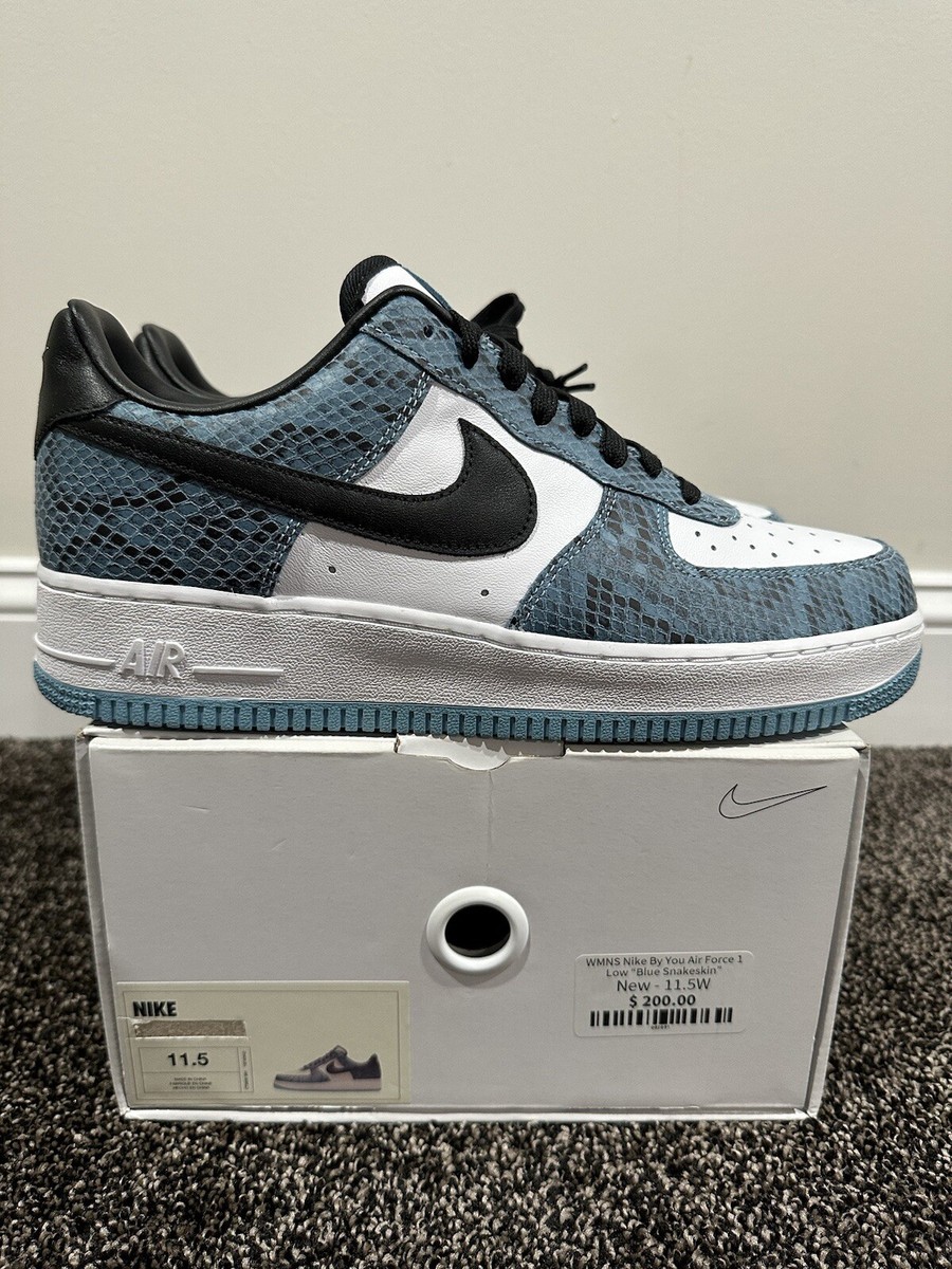 nike af1 low inter snakeskin white