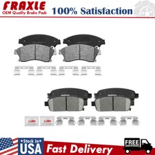 Front & Rear Ceramic Brake Pads w/Hardware for Chevy Sonic 2013 2014 2015 2016