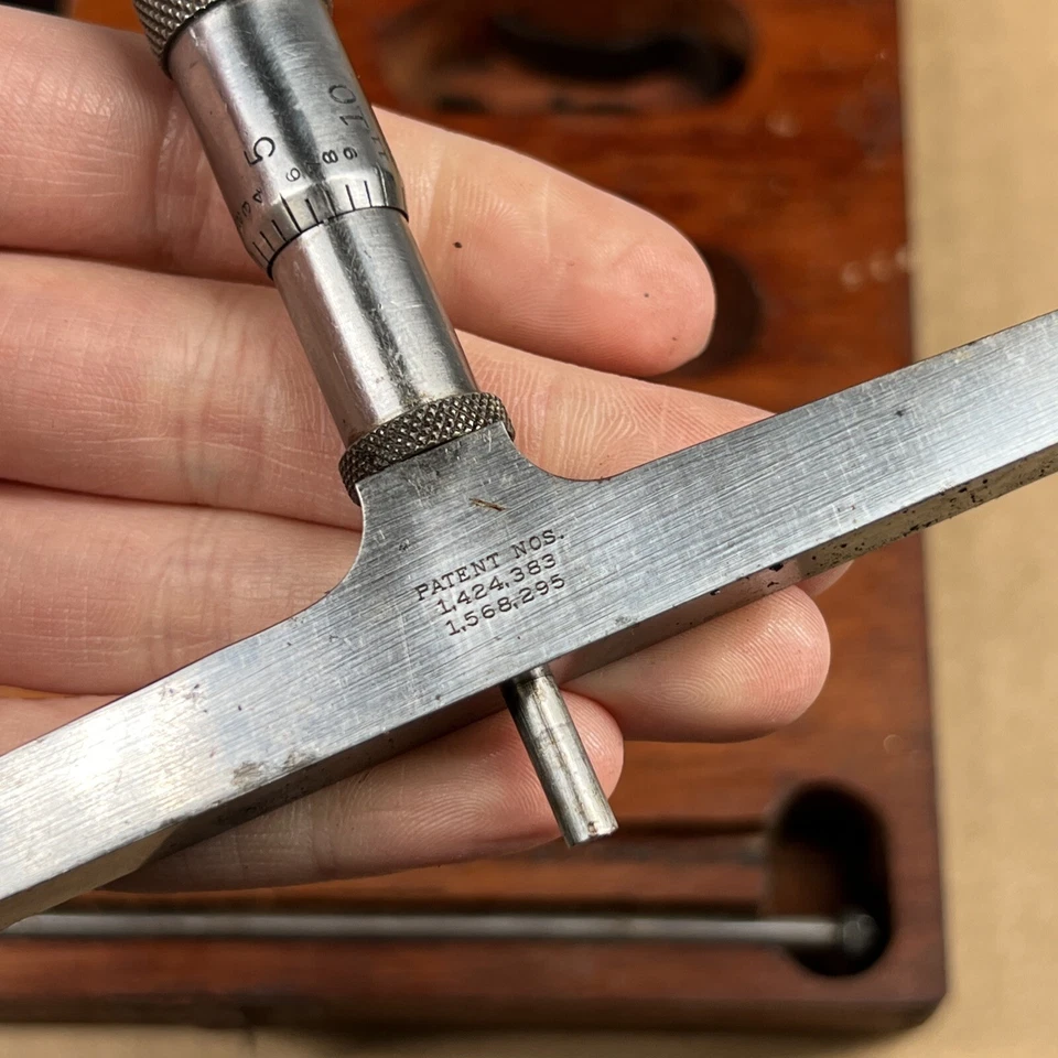 Lufkin Rule Co. Micrometer Depth Gauge No. 515 Mill Lathe Tool (No Accessories) — 第 4/4 张图片