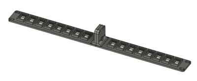 Modular 19'' Keystone Patch Panel   Holds 16 Keystone Jacks (8 Per Side)