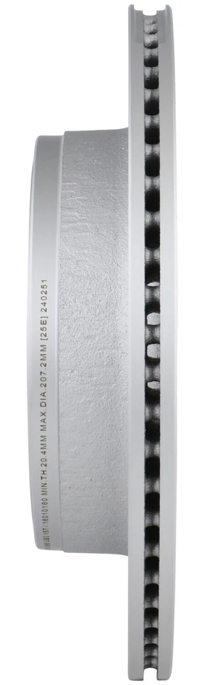 Rotor de freno de disco trasero QuietCast Bosch 2011-2018 Ram 1500 2012 2013 2014 2015 Foto 4 de 4