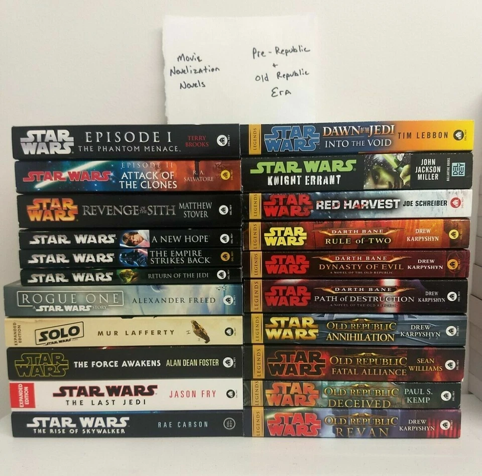 STAR WARS Build A Book Lot: CHOOSE BOOKS / TITLES Disney Legends/New Canon MM PB Foto 2 de 4