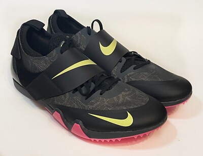 Nike Pole Vault Elite Men's Size 12 Black/Pink Track Jumping Shoe AA1204-004 