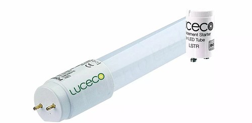 50 Luceco 2FT 600mm 10W T8 LED Fluorescent Linear Tube Daylight G13 Cap Starter