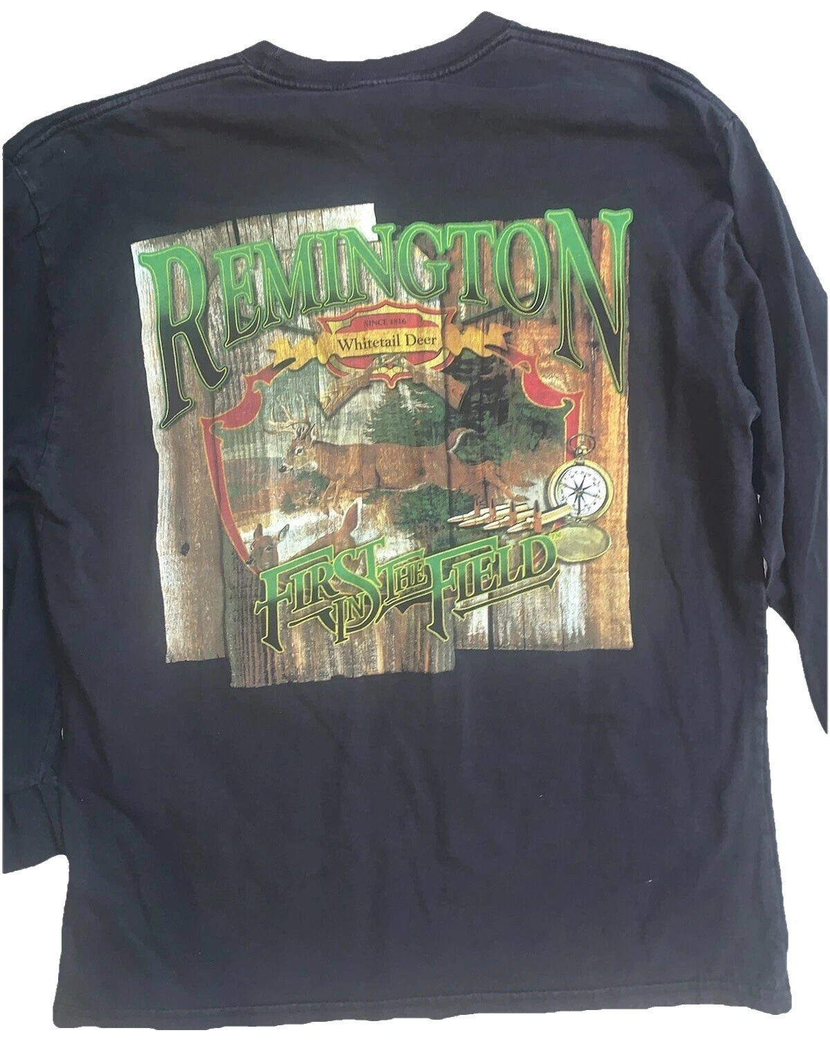 Remington Camisetas Mangas Largas para Hombres