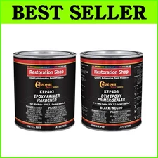 Fast-Drying Black Epoxy Primer and Hardener Kit for Superior Metal Protection