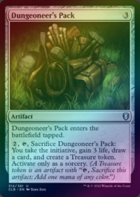 Dungeoneer's Pack - FOIL - NM MTG CLB - Battle for Baldur's Gate 312/361