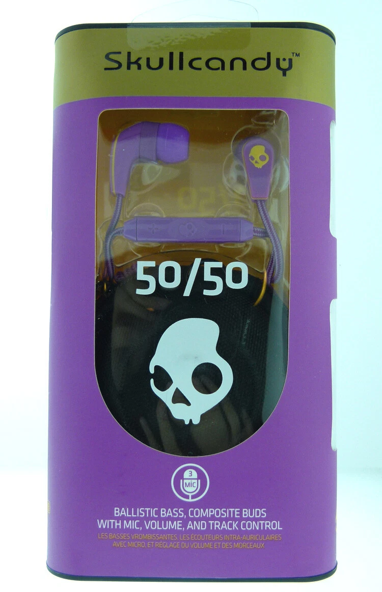 Écouteurs Skullcandy Supreme Sound 50/50 11 mm en violet athlétique avec micro