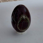 NICE AGATIZED DEEP RED JASPER CRYSTAL EGG POLISHED 9OZ. 2 5/8" X 1 7/8" SPECIMAN — photo 9
